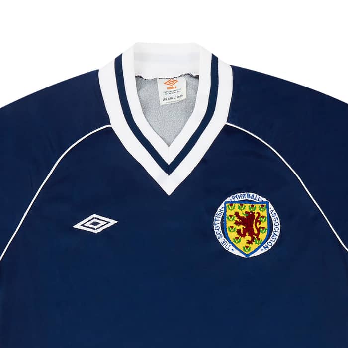 1982-83 Scotland Match Issue Home Shirt #13 (Hegarty)