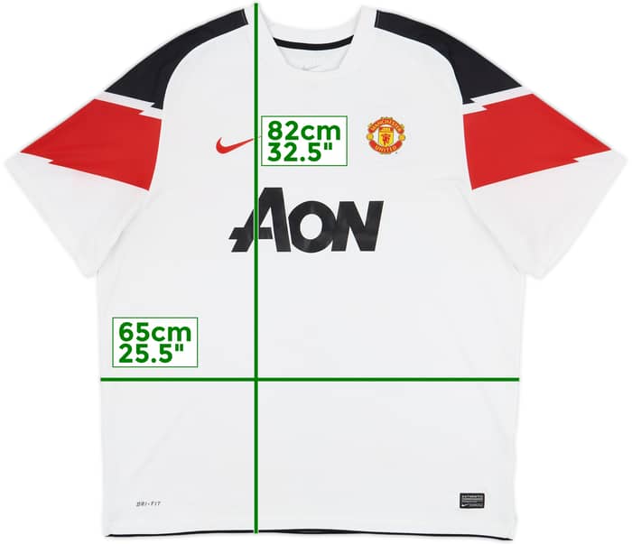 2010-12 Manchester United Away Shirt Berbatov #9 - 7/10 - (XXL)