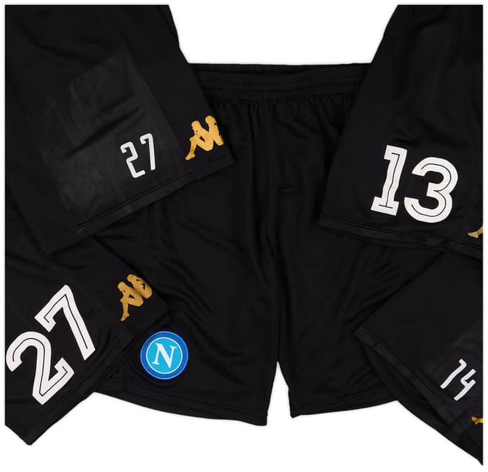 2016-17 Napoli Player Issue Training Shorts # - 3/10