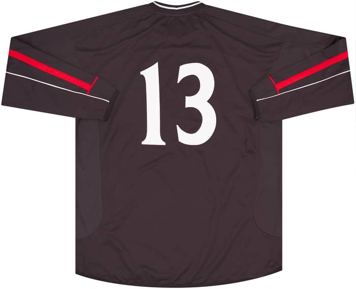 2001-02 England Match Issue GK Shirt #13 (Evans)