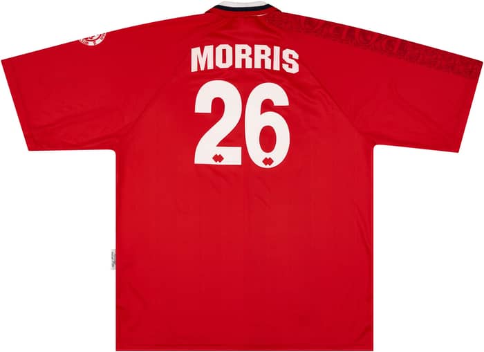 1996-97 Middlesbrough Player Issue League Cup Final Home Shirt Morris #26