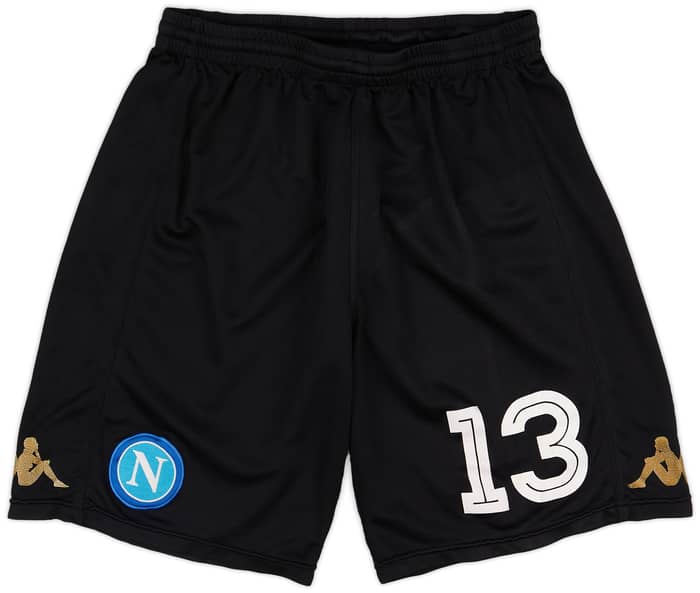 2016-17 Napoli Player Issue Training Shorts # - 3/10