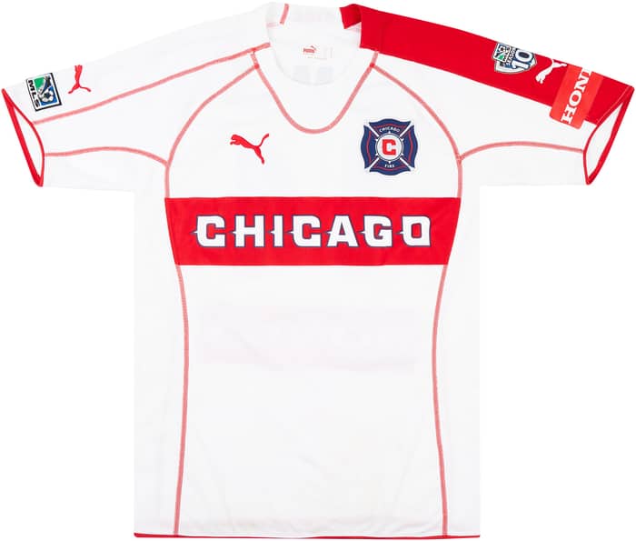 2005 Chicago Fire Match Issue Away Shirt Armas #14