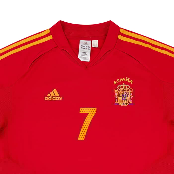 2004-06 Spain Home Shirt Raul #7 - 8/10 - (S)