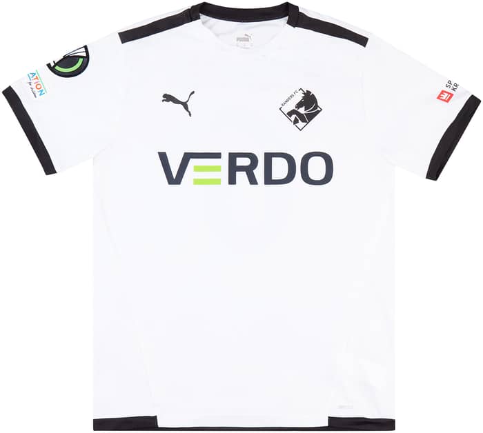 2021-22 Randers FC Match Issue Conference League Away Shirt B. Johnsen #6 (v Leicester)