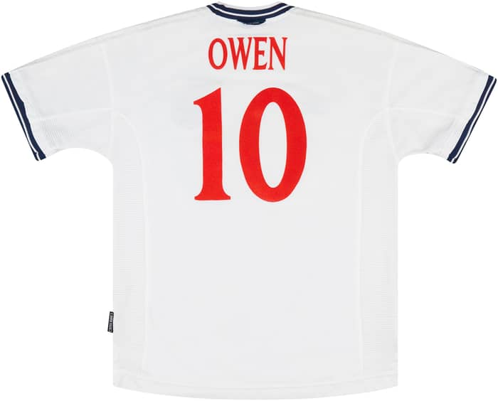 1999-00 England Home Shirt Owen #10 - 8/10 - (L)