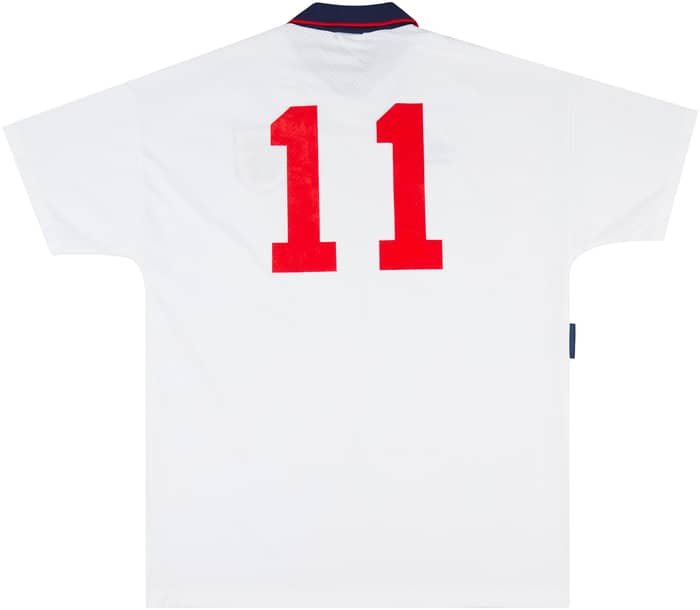 1994-95 England Match Issue Home Shirt #11 (McManaman)