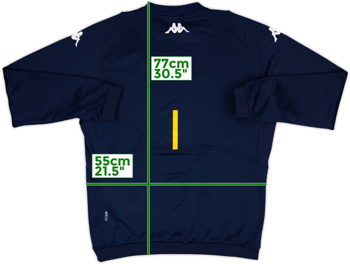 2016-17 Leeds Kappa Sweat Top - 9/10 - (XL)