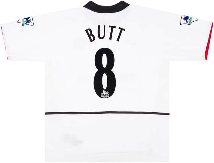 2002-03 Manchester United Match Issue Away Shirt Butt #8