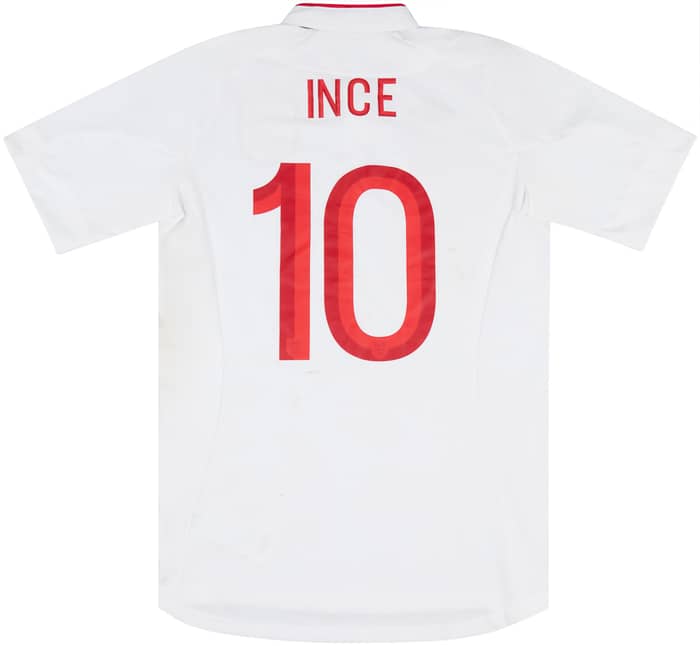 2012 England U-21 Match Worn Home Shirt Ince #10 (v Serbia)