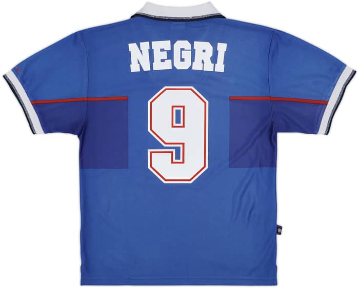 1997-99 Rangers Home Shirt Negri #9 - 6/10 - (S)