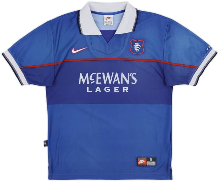 1997-99 Rangers Home Shirt Negri #9 - 6/10 - (S)
