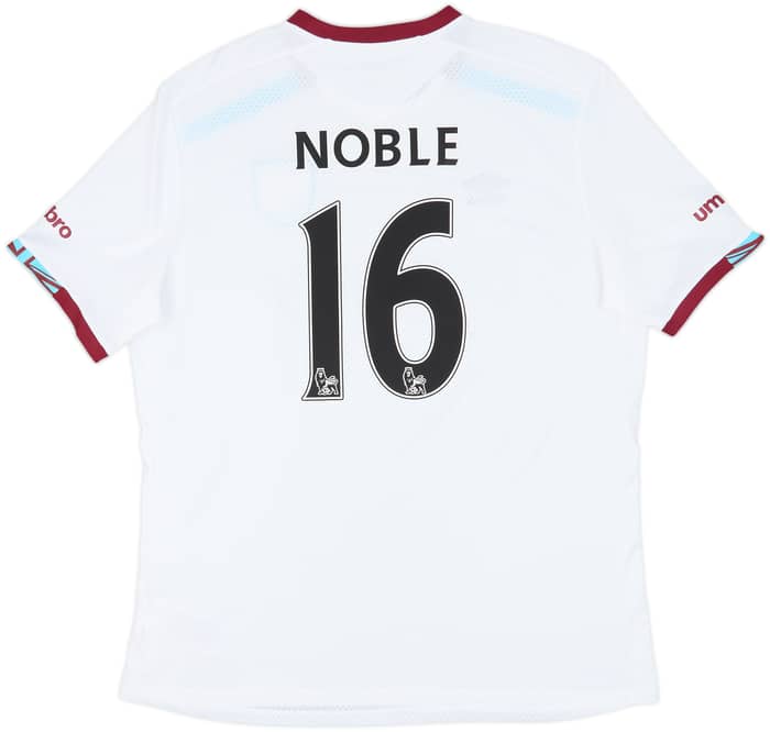 2016-17 West Ham Away Shirt Noble #16 - 8/10 - (XXL)