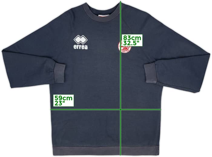 2005-06 Middlesbrough Errea Sweat Top - 6/10 - (XXL)
