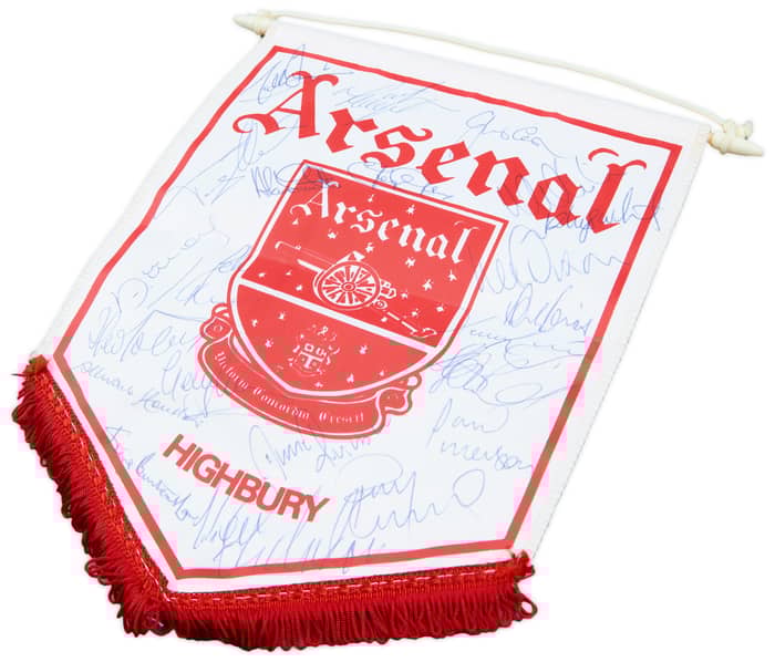 1994-95 Arsenal Squad Signed Pennant