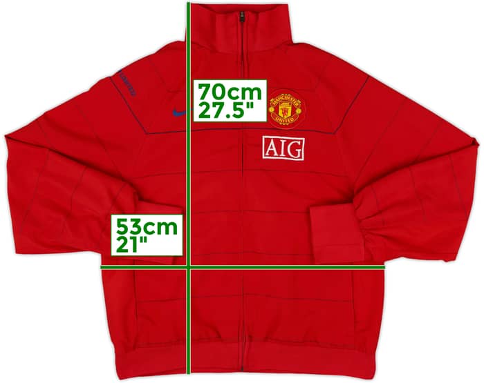 2008-09 Manchester United Nike Track Jacket - 8/10 - (S)