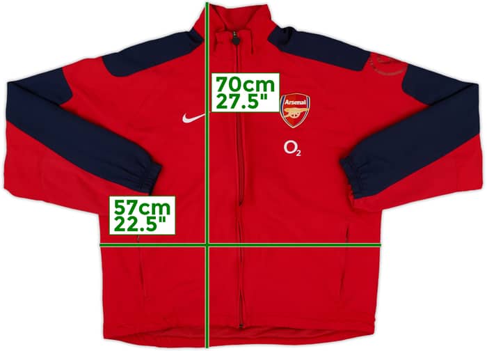 2005-06 Arsenal Nike Track Jacket - 7/10 - (M)