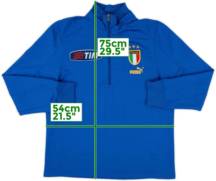 2004-05 Italy Puma 1/4 Zip Drill Top - 7/10 - (L)