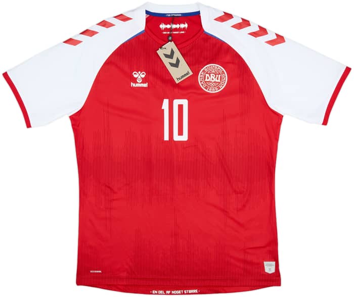 2020-21 Denmark Home Shirt Eriksen #10 (XL)
