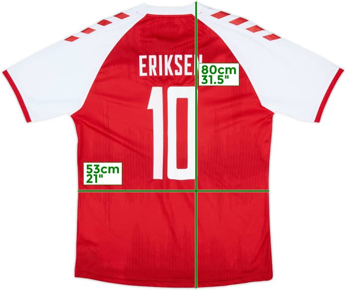 2020-21 Denmark Home Shirt Eriksen #10 (XL)
