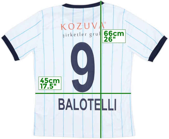 2021-22 Adana Demirspor Away Shirt Balotelli #9 (XS)