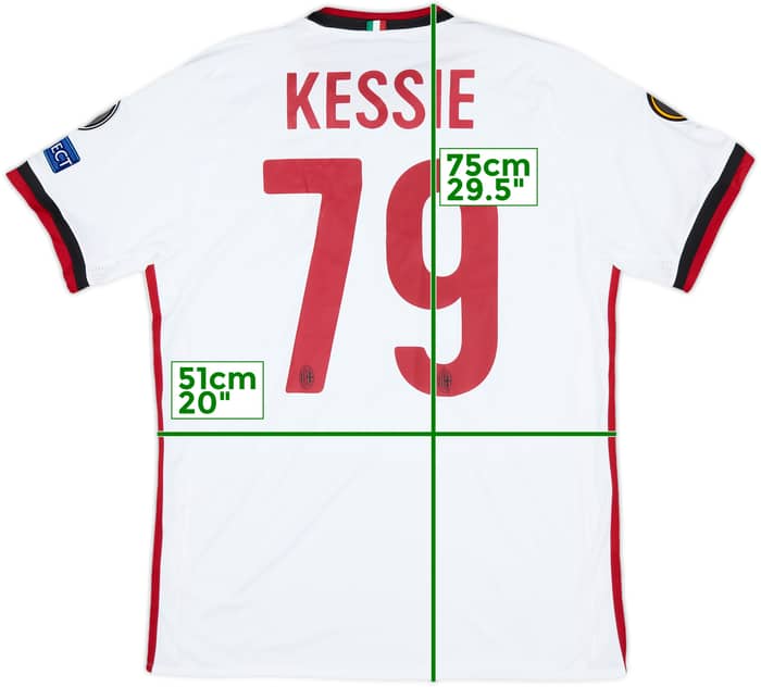 2017-18 AC Milan Away Shirt Kessie #79 (M)