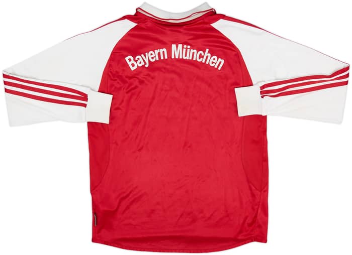 2003-04 Bayern Munich Home L/S Shirt - 7/10 - (XL.Boys)