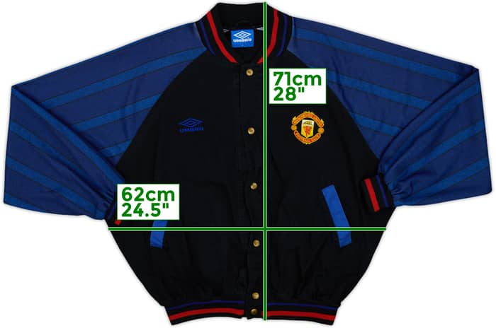 1994-95 Manchester United Umbro Track Jacket - 8/10 - (L)
