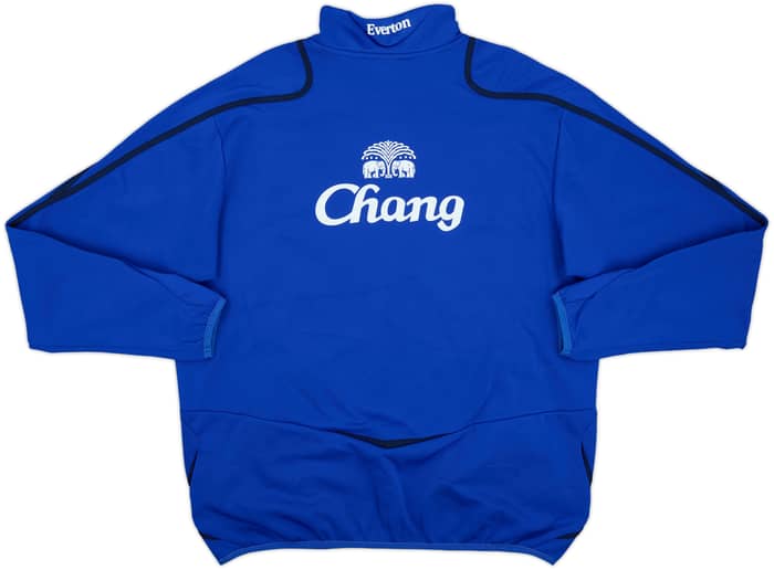 2007-08 Everton Umbro 1/4 Zip Drill Top - 9/10 - (XL)