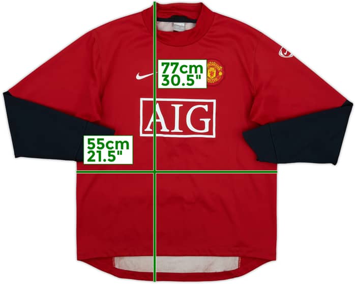 2009-10 Manchester United Nike Player Issue Drill Top #51 - 7/10 - (L)