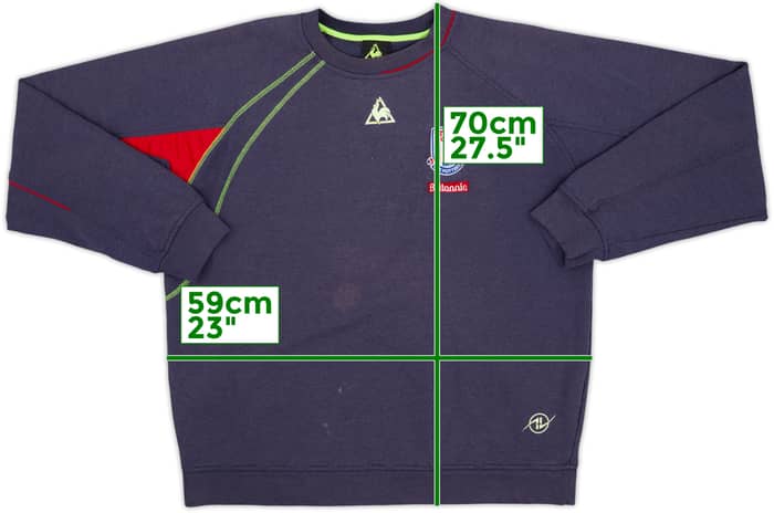 2008-09 Stoke Le Coq Sportif Sweat Top - 6/10 - (XL)