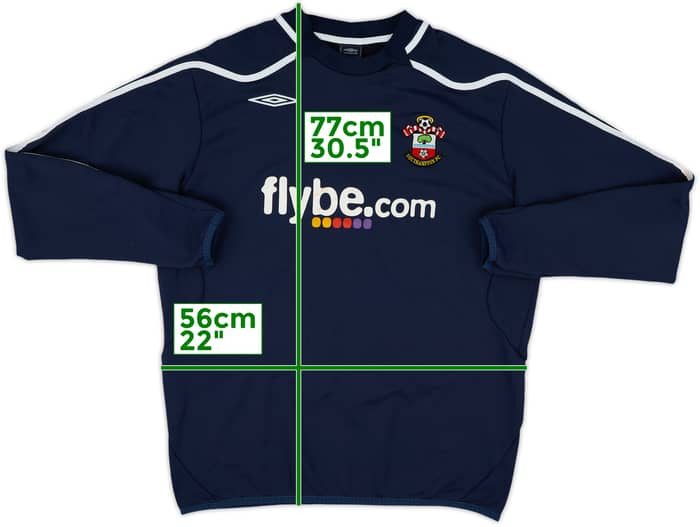 2007-08 Southampton Umbro Sweat Top - 7/10 - (XL)