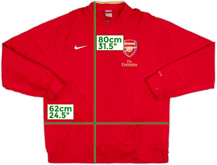2008-09 Arsenal Nike Track Jacket - 8/10 - (XL)
