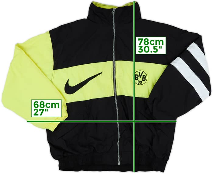 1995-96 Borussia Dortmund Nike Track Jacket - 8/10 - (L)