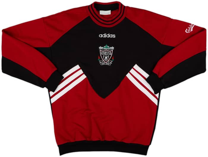 1993-95 Liverpool Player Issue adidas Sweat Top - 8/10 - (L)