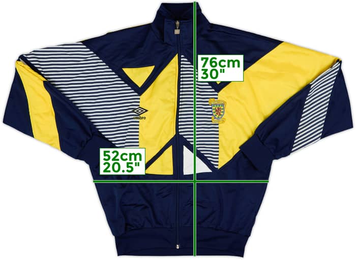 1990-92 Scotland Umbro Track Jacket - 9/10 - (S)