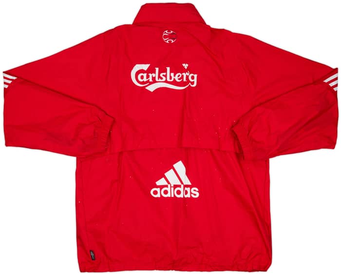 2007-08 Liverpool adidas Staff Issue Hooded Rain Jacket RPR - 6/10 - (L/XL)