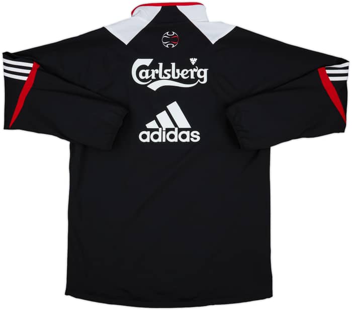 2007-08 Liverpool adidas 1/4 Zip Drill Top - 8/10 - (M)