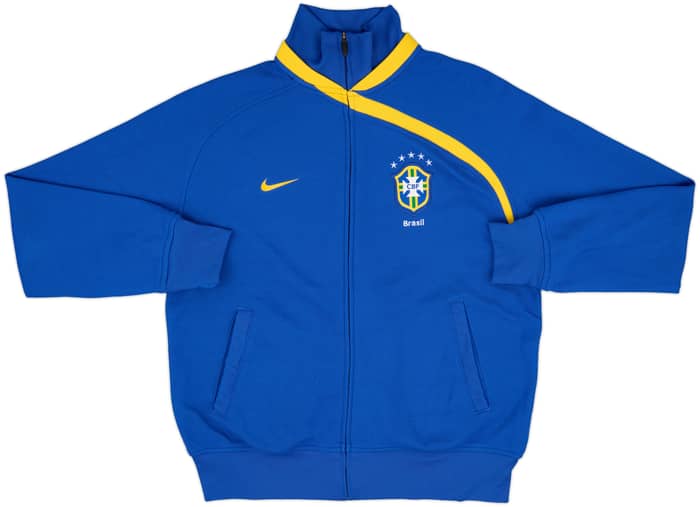 2008-09 Brazil Nike Track Jacket - 8/10 - (L)