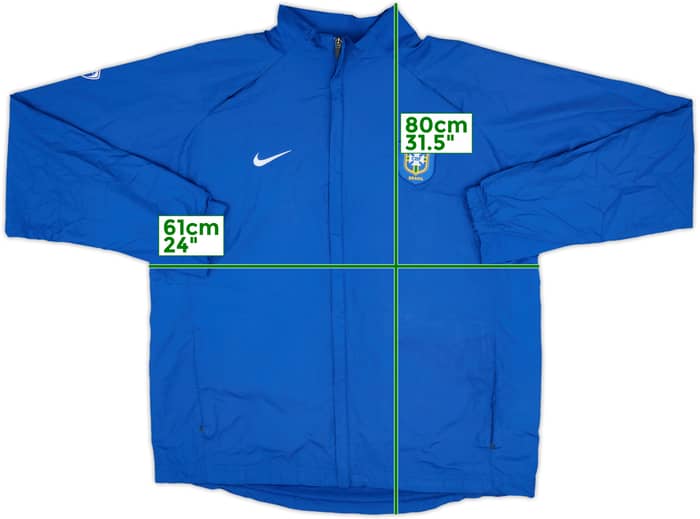 2006-07 Brazil Nike Track Jacket - 8/10 - (XL)