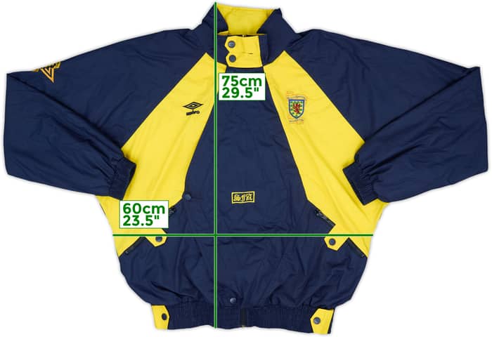 1990-92 Scotland Umbro Track Jacket - 8/10 - (L)