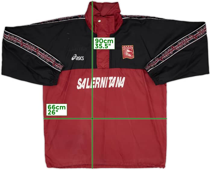 1997-99 Salernitana Asics Hooded Rain Jacket - 5/10 - (XL)