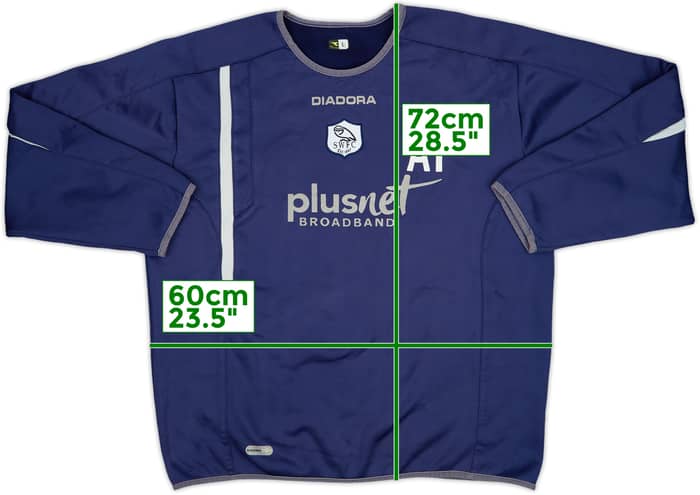 2006-07 Sheffield Wednesday Diadora Staff Issue Drill Top AF - 8/10 - (L)