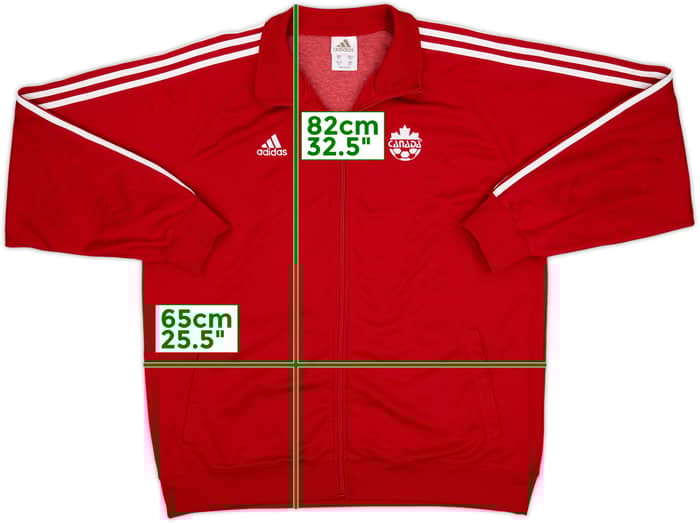 2006-08 Canada adidas Track Jacket - 8/10 - (XL)