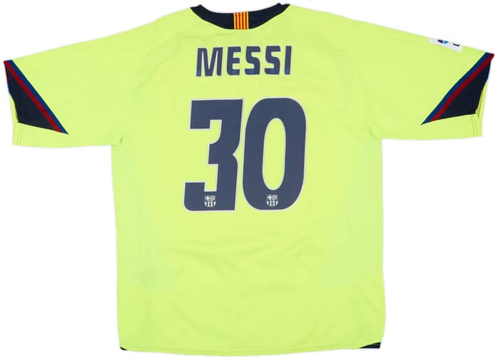 2005-06 Barcelona Away Shirt Messi #30 - 7/10 - (XL)