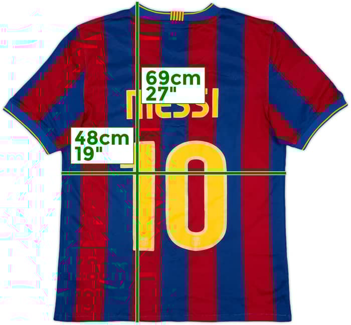 2009-10 Barcelona Home Shirt Messi #10 - 8/10 - (S)