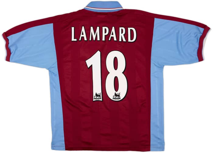 1997-98 West Ham Home Shirt Lampard #18 - 6/10 - (M)