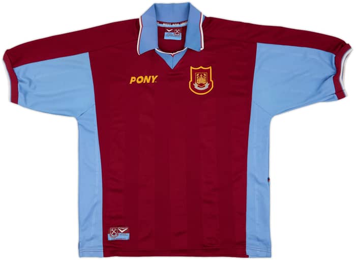 1997-98 West Ham Home Shirt Lampard #18 - 6/10 - (M)