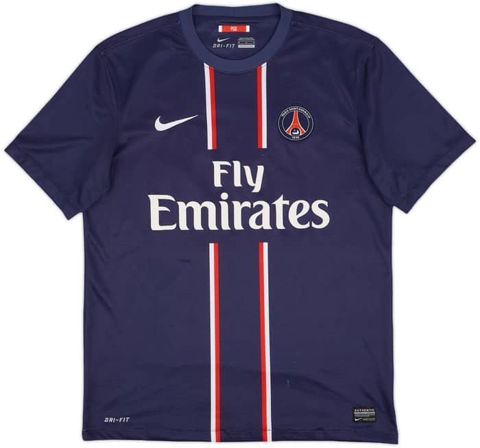 2012-13 Paris Saint-Germain Home Shirt Beckham #32 - 6/10 - (M)