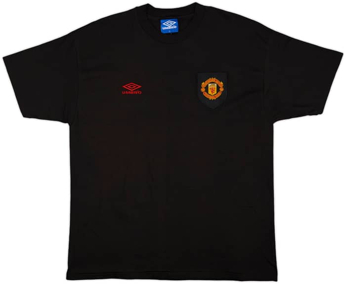 1996-98 Manchester United Umbro Cotton Tee - 9/10 - (XL)